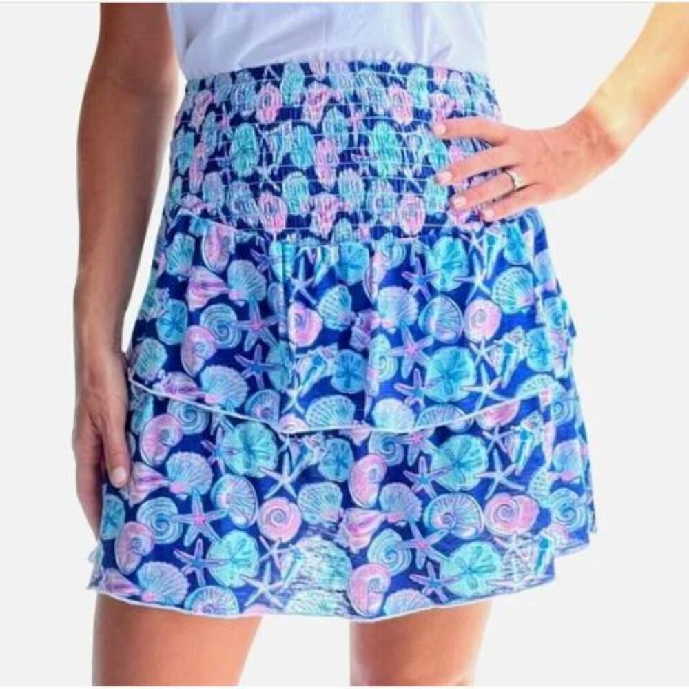 Simply Southern NWT Tiered Seashell Skirt Sz XXL - Picture 1 of 5